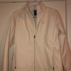 The North Face cream jacket